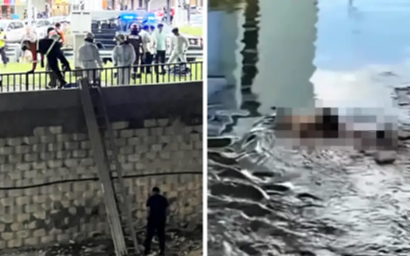 Mayat lelaki tidak dikenal pasti ditemui di Sungai Kerayong, Cheras