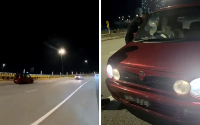 Nenek 80an Ditahan Pandu Kereta Lawan Arus di Lebuhraya Dash