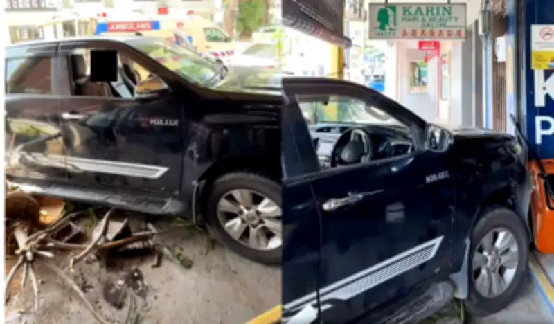Pemandu Toyota Hilux mabuk 'vape cendawan' langgar pejalan kaki di Kuantan
