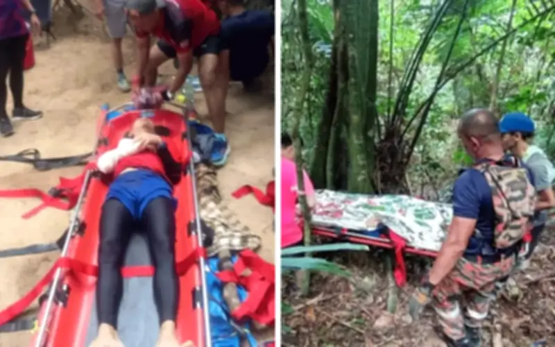 Pendaki Singapura patah lengan ketika turun Gunung Datuk