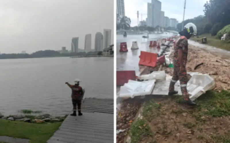 Pusat beli-belah di Putrajaya dinaiki air akibat hujan lebat
