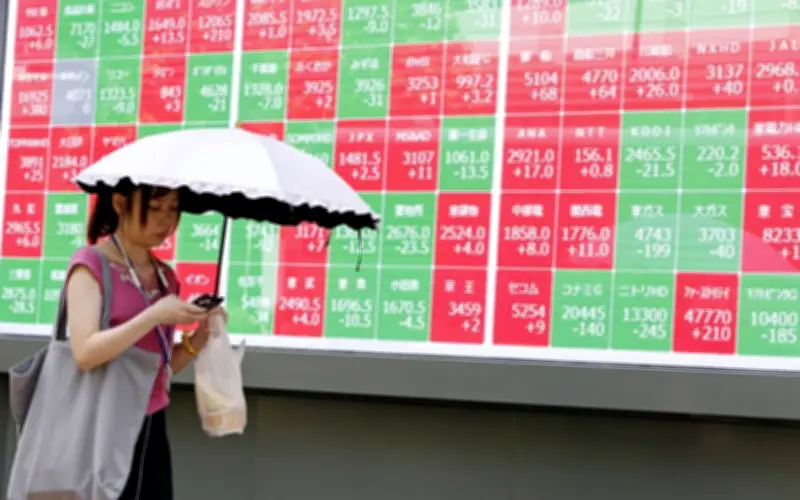 Saham Asia jatuh ketika hasil AS capai paras tertinggi setahun