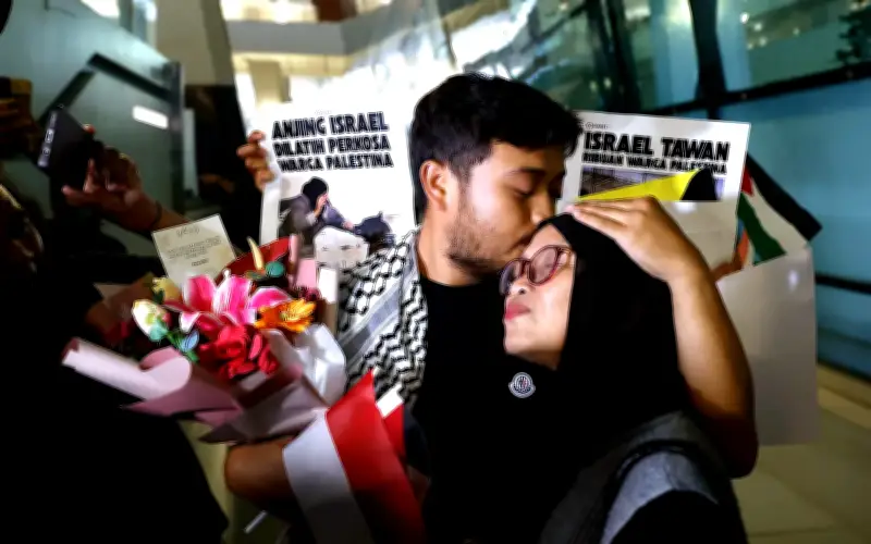 Sembilan Rakyat Indonesia dalam Misi Bantuan Gaza Kembali ke Tanah Air