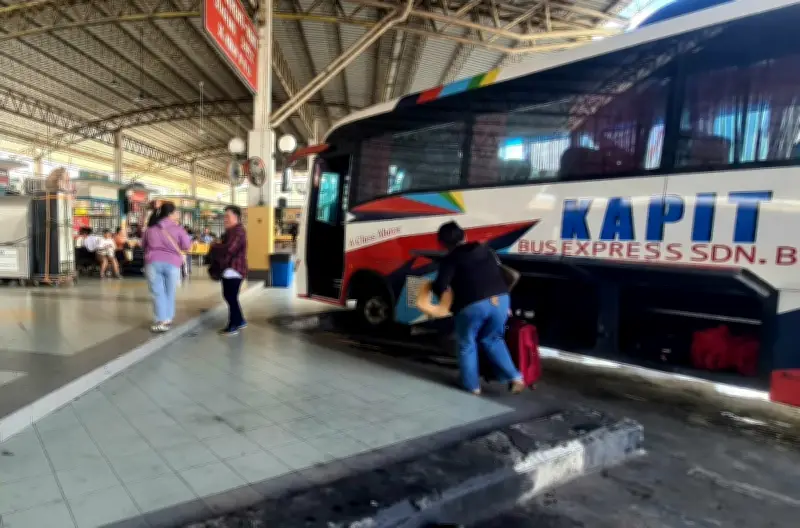 Terminal Bas Sibu Sepi Ketika Musim Pra-Gawai Tahun Ini
