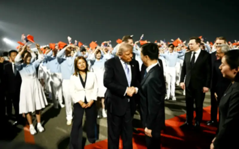 Trump tiba di China untuk sidang kemuncak dengan Xi Jinping