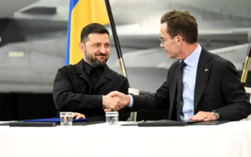 Zelensky di Sweden untuk perjanjian pertahanan udara