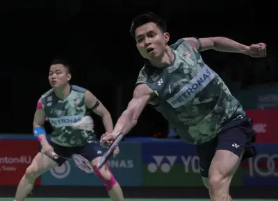 Pemain badminton Malaysia tumbang di suku akhir Terbuka Singapura