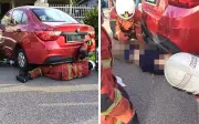 Lelaki maut dirempuh kereta sendiri di Batang Kali