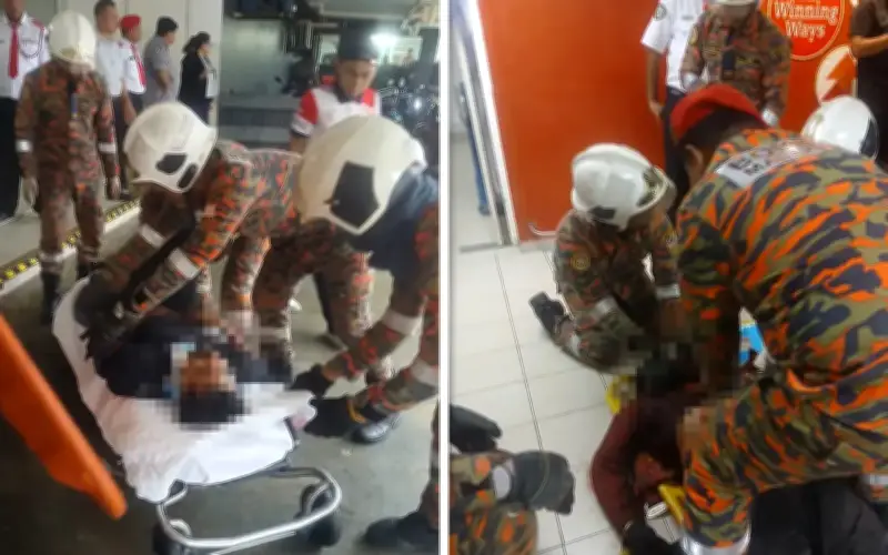 2 pekerja penyelenggara parah selepas lif jatuh dari tingkat 7 hotel