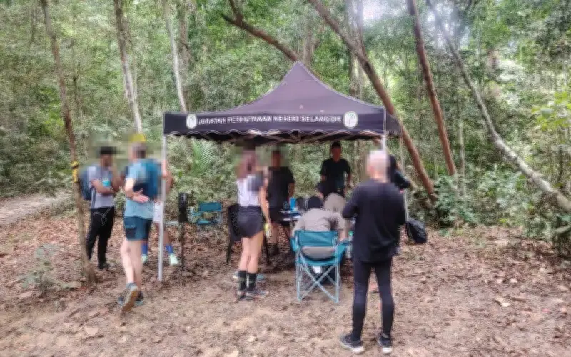 45 individu ditahan kerana menceroboh hutan simpan Ayer Hitam