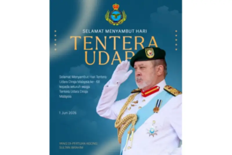 Agong dan Raja Permaisuri ucap tahniah ulang tahun ke-68 TUDM