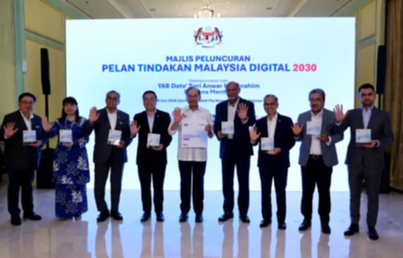 Anwar lancar Malaysia Digital 2030: sasar 30% KDNK, 500,000 pekerjaan menjelang 2030
