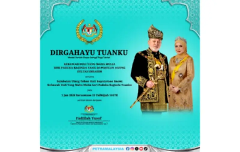 Fadillah dan Zahid ucap tahniah kepada Agong sempena Hari Keputeraan