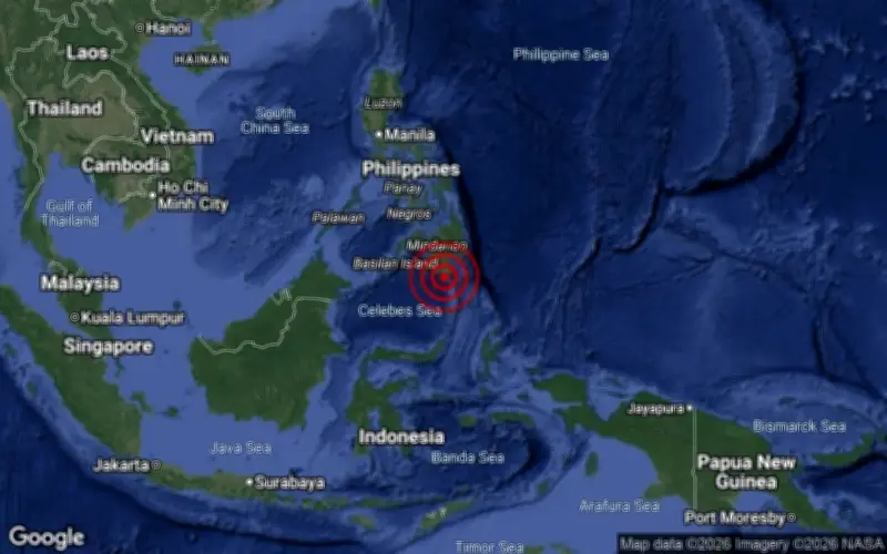 Gempa bumi kuat 8.2 magnitud gegar Mindanao, gegaran dirasai di Sabah