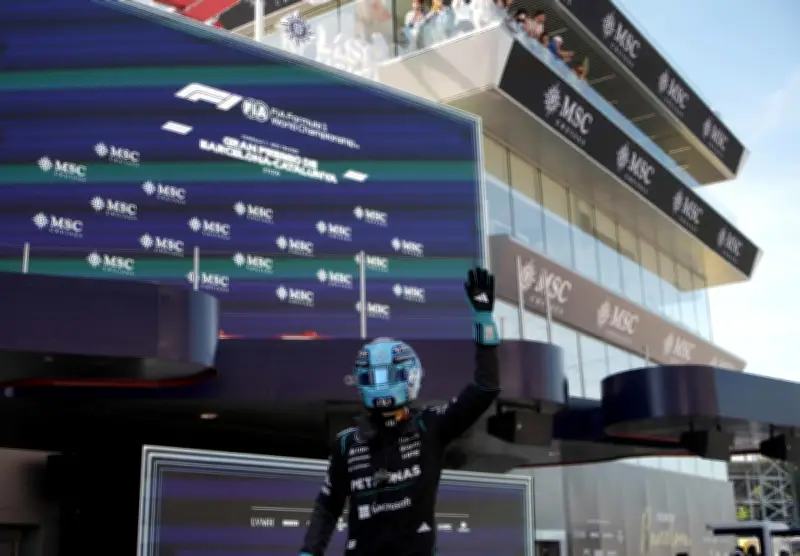 George Russell raih pole GP Barcelona, Hamilton halang Antonelli