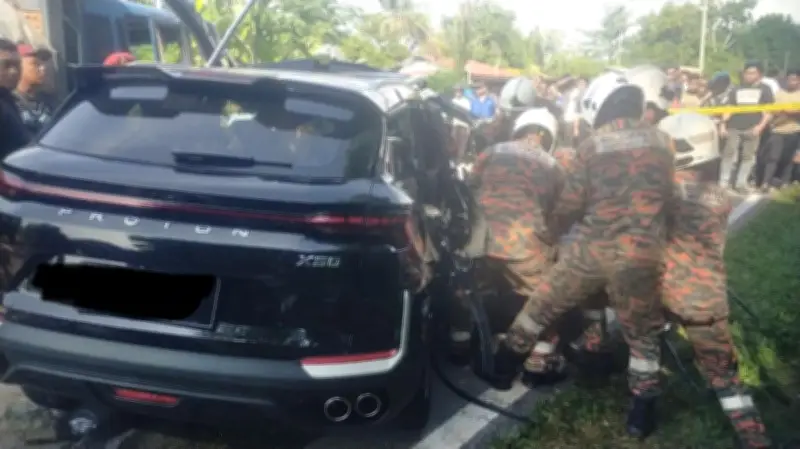Keseronokan kanak-kanak menaiki Proton X50 baru berakhir tragedi
