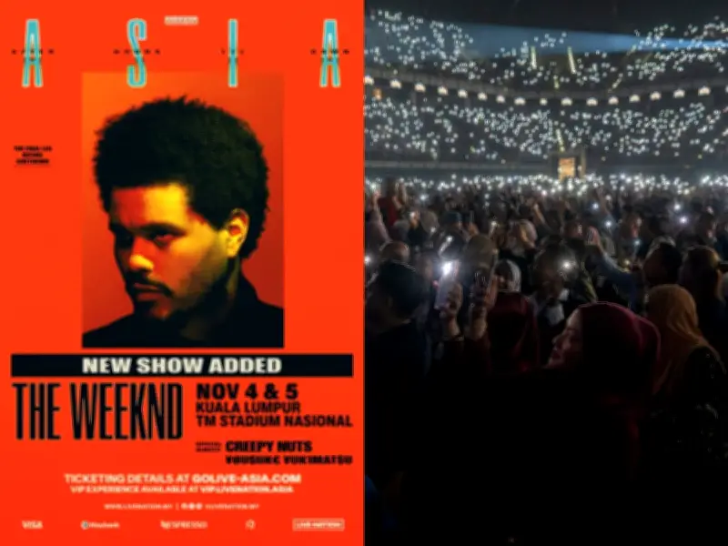 Konsert The Weeknd di KL habis dijual, pacu ekonomi hiburan