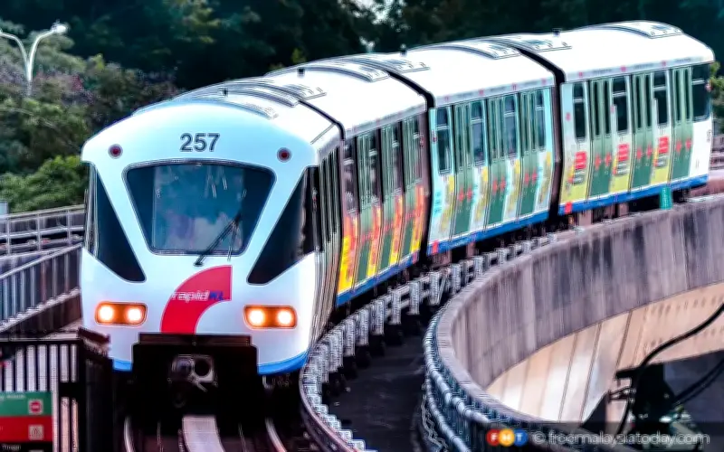 Lima cedera apabila tren LRT Laluan Kelana Jaya brek mengejut
