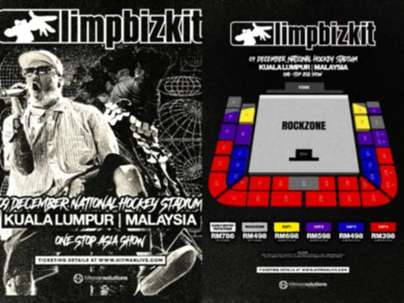 Limp Bizkit bakal ‘rollin’ ke KL untuk satu-satunya konsert Asia 2026