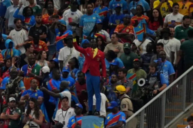 Peminat DR Congo 'Statue Man' curi tumpuan Piala Dunia tanpa bergerak