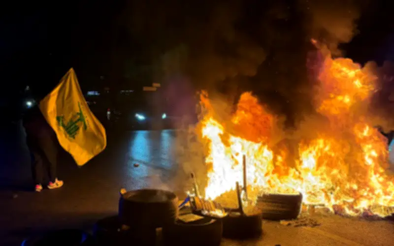 Penyokong Hizbullah Bantah Perjanjian Israel-Lubnan di Beirut