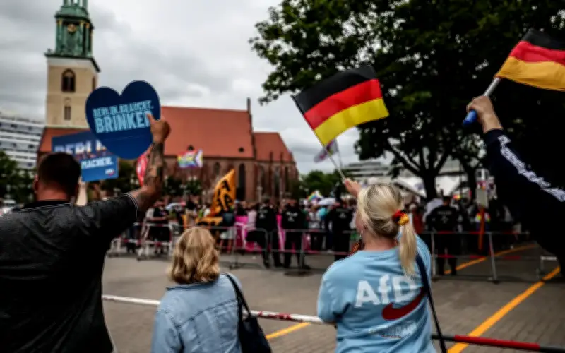 Perhimpunan pelampau kanan di Berlin tingkatkan suhu politik