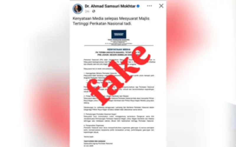 PN nafi kenyataan palsu kononnya boikot PRN Johor, Melaka, Negeri Sembilan