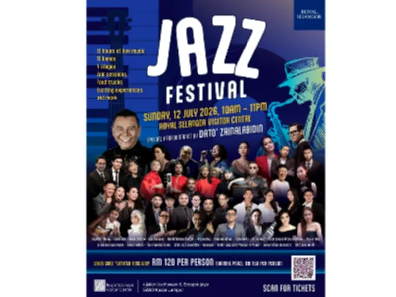 Royal Selangor Jazz Festival 2026: Kebaya Jazz, Mandopop, Sinatra