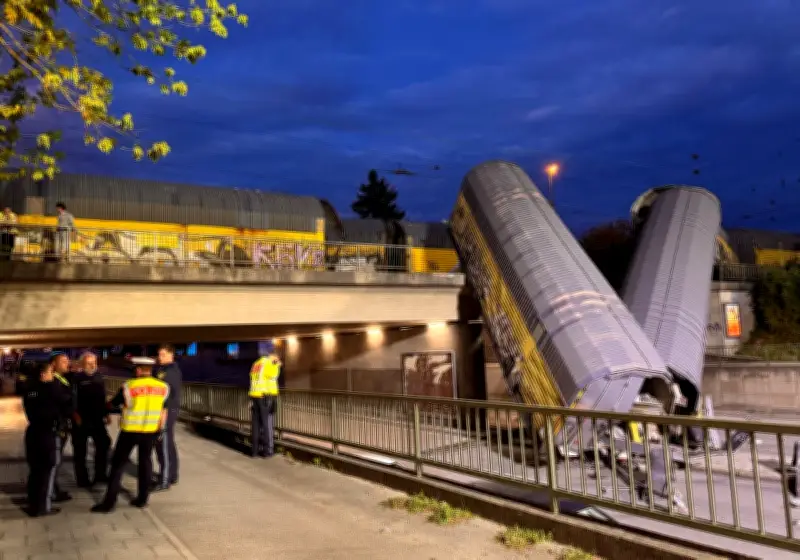 Seorang maut dua kereta api barang bertembung di Munich