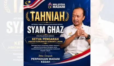 Aktivis politik Syam Ghaz dilantik sebagai Ketua Pengarah J-KOM yang baharu