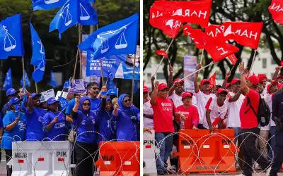 BN dan PH Bertembung di 14 Kerusi DUN Johor, 3 Kerusi 5 Penjuru