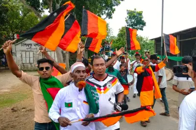 Dari ubat ke Oliver Kahn: Bendera gergasi Jerman petani Bangladesh kisah cinta