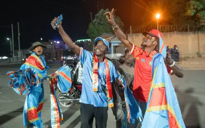 Gol Bersejarah Piala Dunia Bawa Kegembiraan Jarang di Pusat Ebola DR Congo