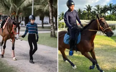 Kuda bantu remaja autisme Rayqal tingkat keyakinan diri