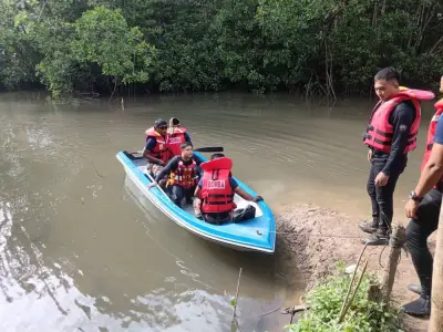 Mayat Kanak-Kanak Ditemui 50 Meter Dari Selipar di Sungai Ganggarak Permai