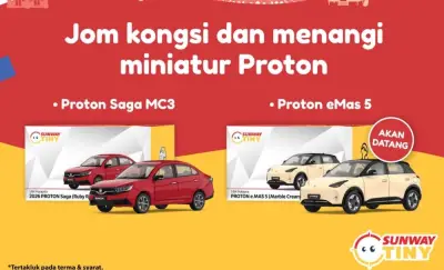 Sunway Tiny Toys Lancar Proton Saga dan e.MAS Model Baharu Hujung Minggu Ini