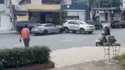 Pemandu Mercedes langgar lapan kenderaan di Bangkok selepas putus cinta, dua cedera