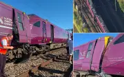Perkhidmatan Kecemasan Bergegas ke Perlanggaran Dua Kereta Api di Bedford, UK
