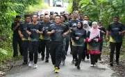 Raja Muda Perlis sertai 800 peserta di Nakawan Rainforest Run