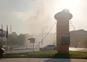 Tayar pecah punca Aruz langgar pili bomba, bekalan air tergendala 5 jam di Johor Jaya
