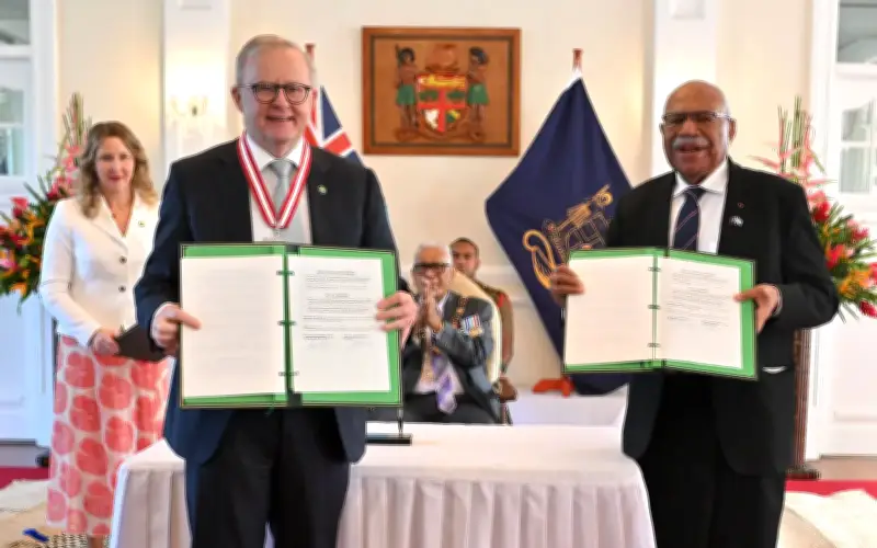Australia dan Fiji meterai pakatan pertahanan baharu