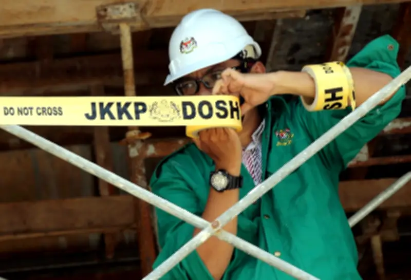 DOSH Pulau Pinang keluarkan notis larangan kerja tapak bina maut