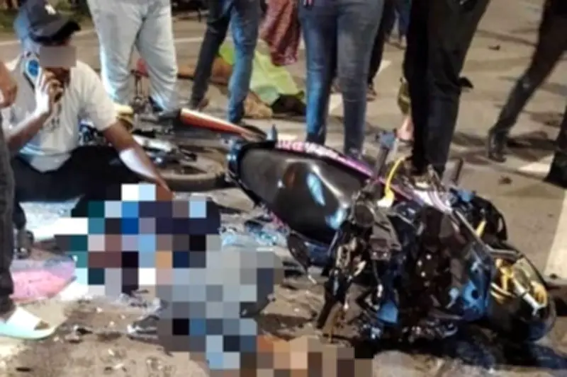 Lelaki Maut, Seorang Parah Dalam Kemalangan Motosikal di Sungai Petani