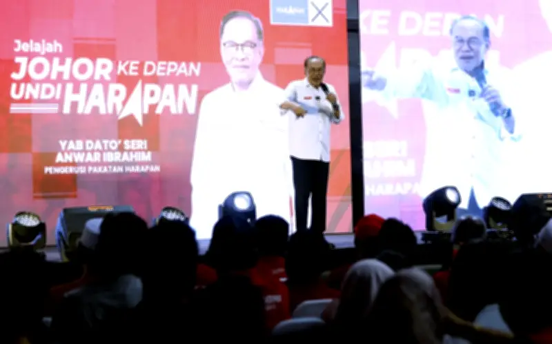 PRN Johor: Anwar seru pengundi awal pilih Pakatan Harapan