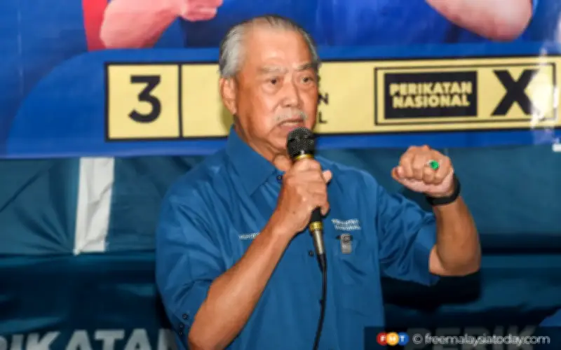 PRN Johor tiada kaitan dengan pengampunan Najib, kata Muhyiddin