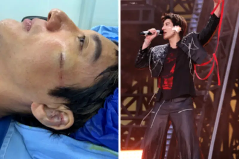Wang Leehom jatuh pentas, teruskan konsert selepas 39 jahitan