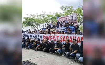 Perhimpunan pro-kerajaan dan anti-rasuah berlangsung serentak di KK