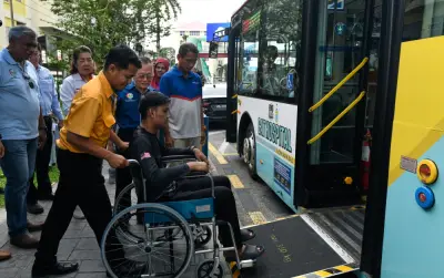 Perkhidmatan bas ulang-alik percuma MBPP kini naikkan kapasiti kepada 600 penumpang sehari