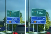 Papan tanda jalan jadi animasi: Karya seniman Malaysia tular